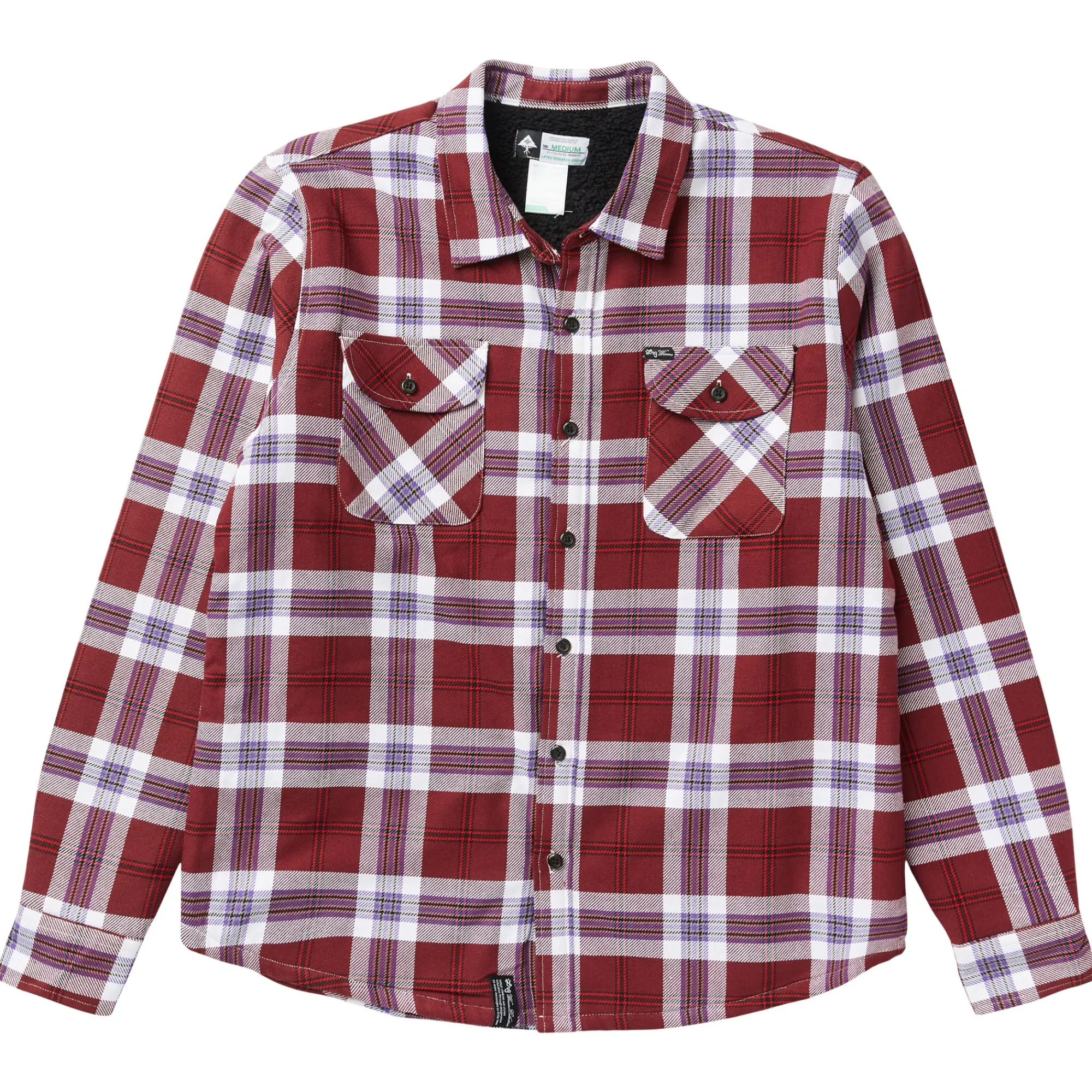 LRG Faction Sherpa Lined Flannel>Men Outerwear