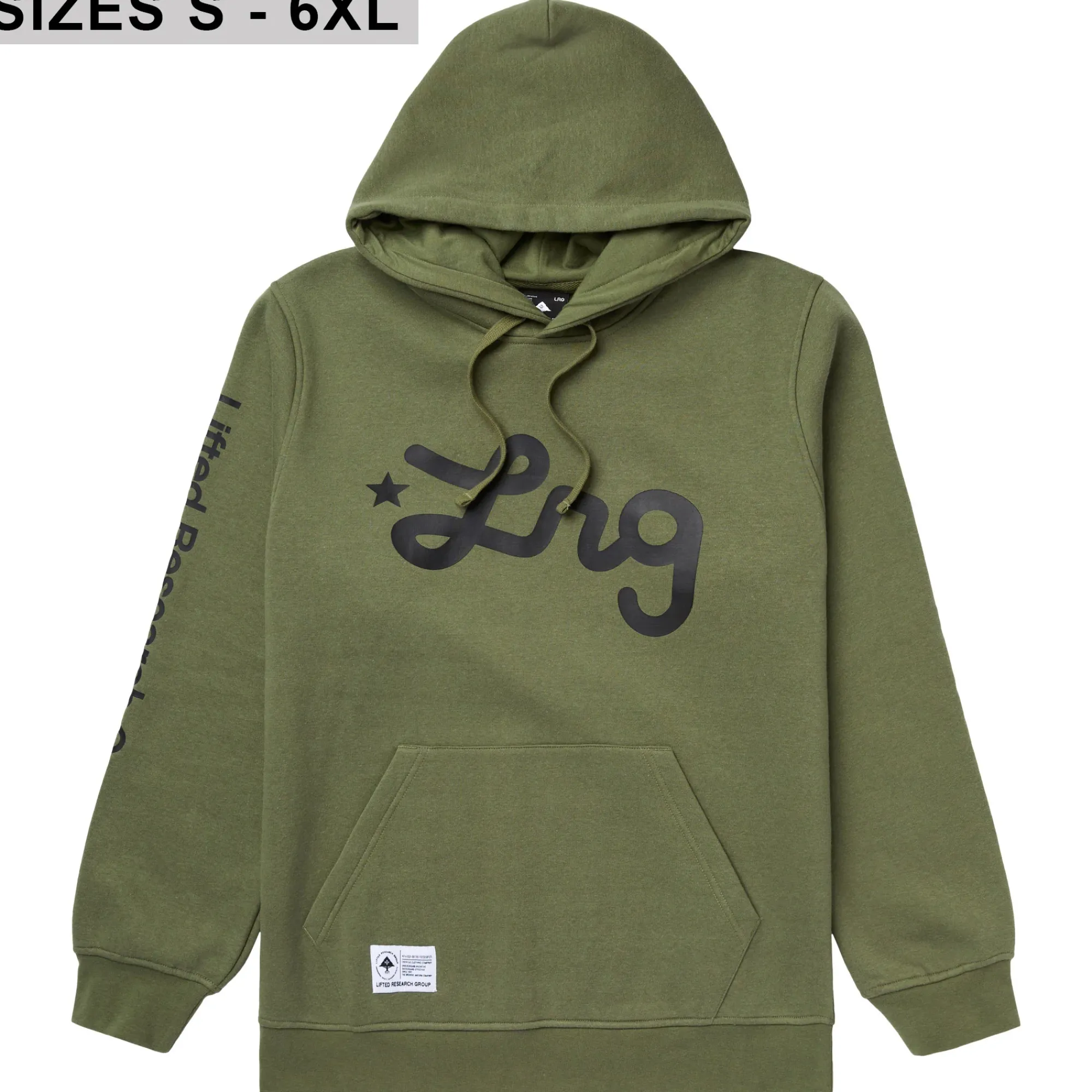 LRG Lifted Script Pullover Hoodie>Men Hoodies & Sweats