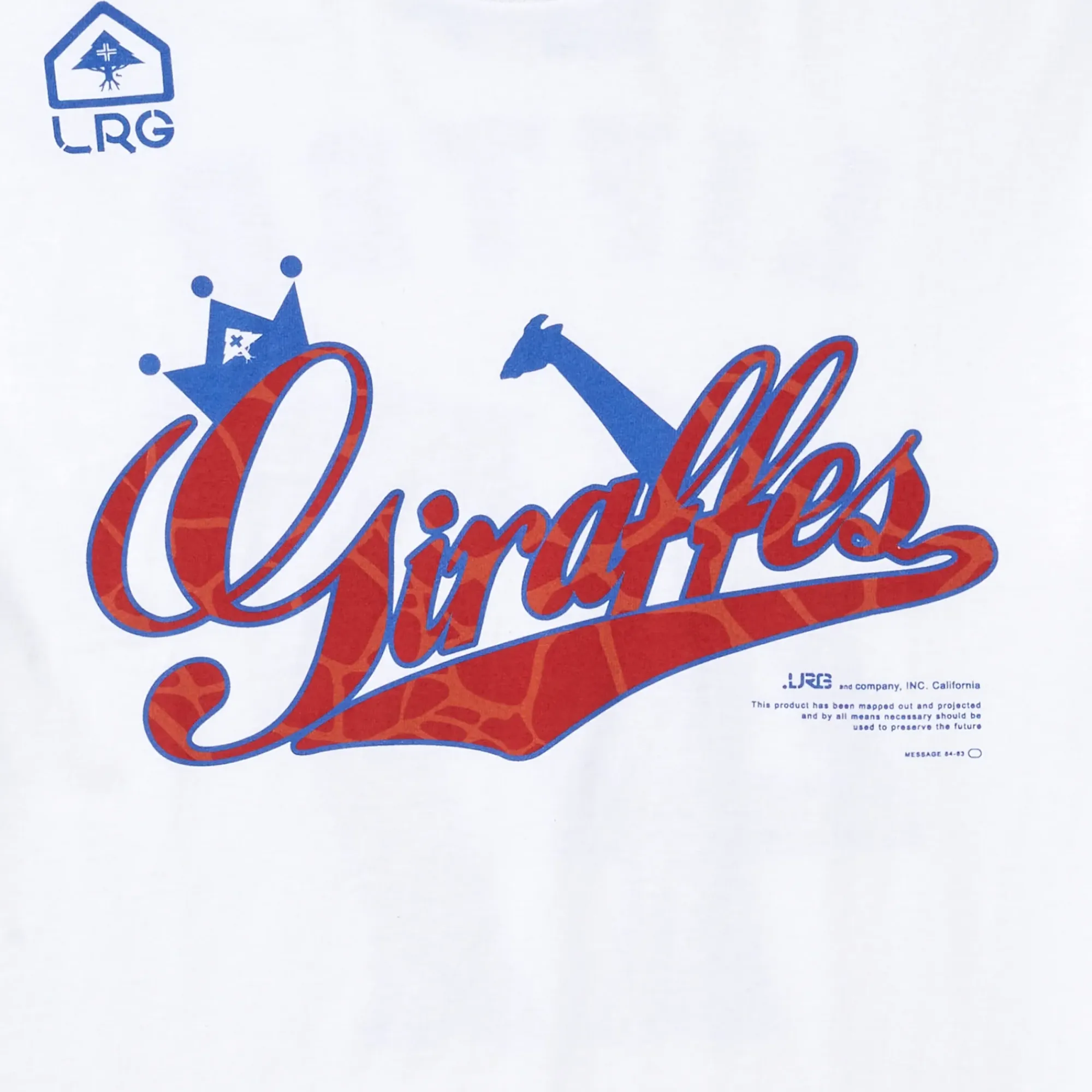 LRG Team Giraffes Tee>Men Tees